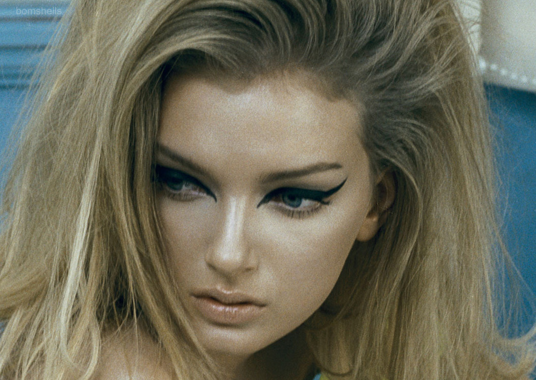 bomshells:  Lily Donaldson in “Reach for the Stars” photographed by Emma Summerton