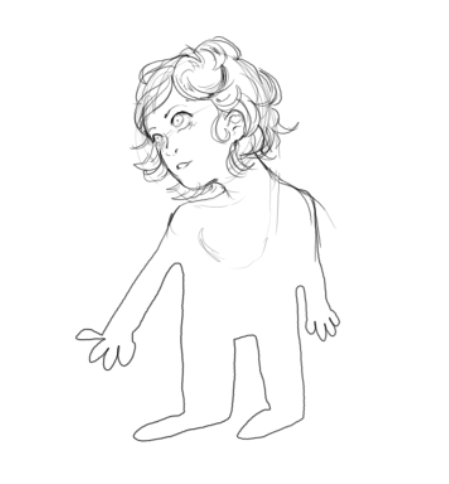 seasaltinecrackers:  alright start with the head  okay good now for the body            