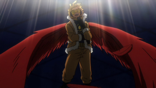 fluffyrainbowbutterfly:shylesbiannerd:Hawks screenshots from episode 87 Part 2