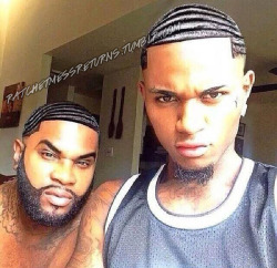 ratchetmessreturns:  Nah these niggas doing the most with those deep waves and sharpie hairlines