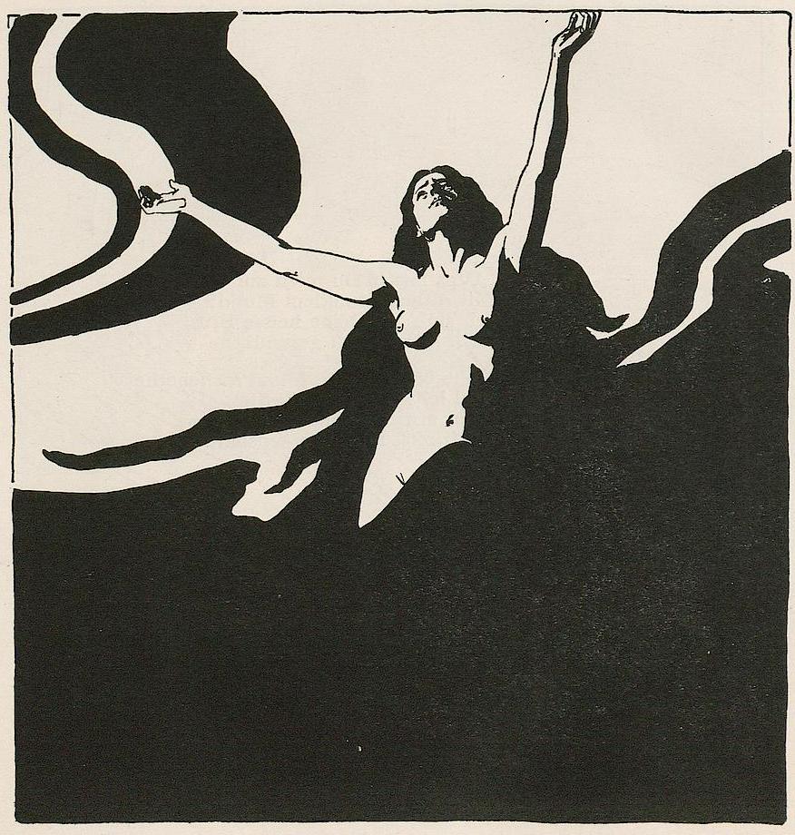 carga-de-agua:Ernst Stöhr   (1860 - 1917)  - Ver Sacrum, 1898.   Austrian painter,