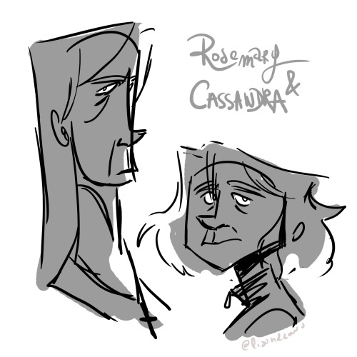 Cassandra (and her mom, Rosemary) sketches masterpost. There’s a lot going on here. Let’