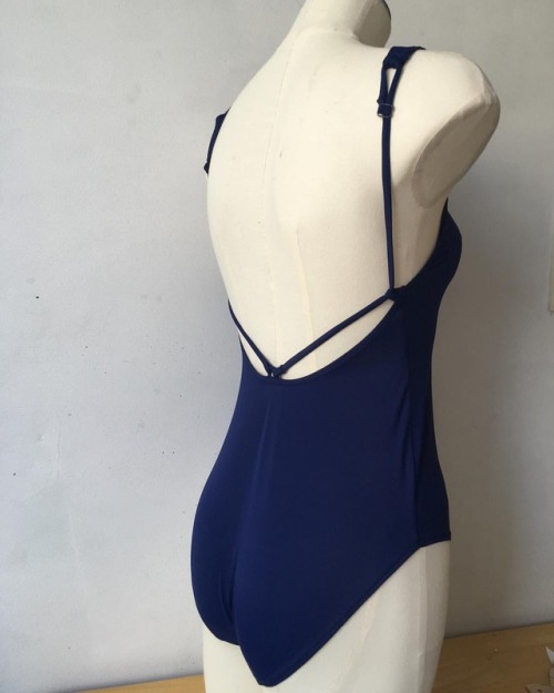 Back details of a bespoke recycled nylon swimsuit I’ve been working on. Ive wanted to use this fabri