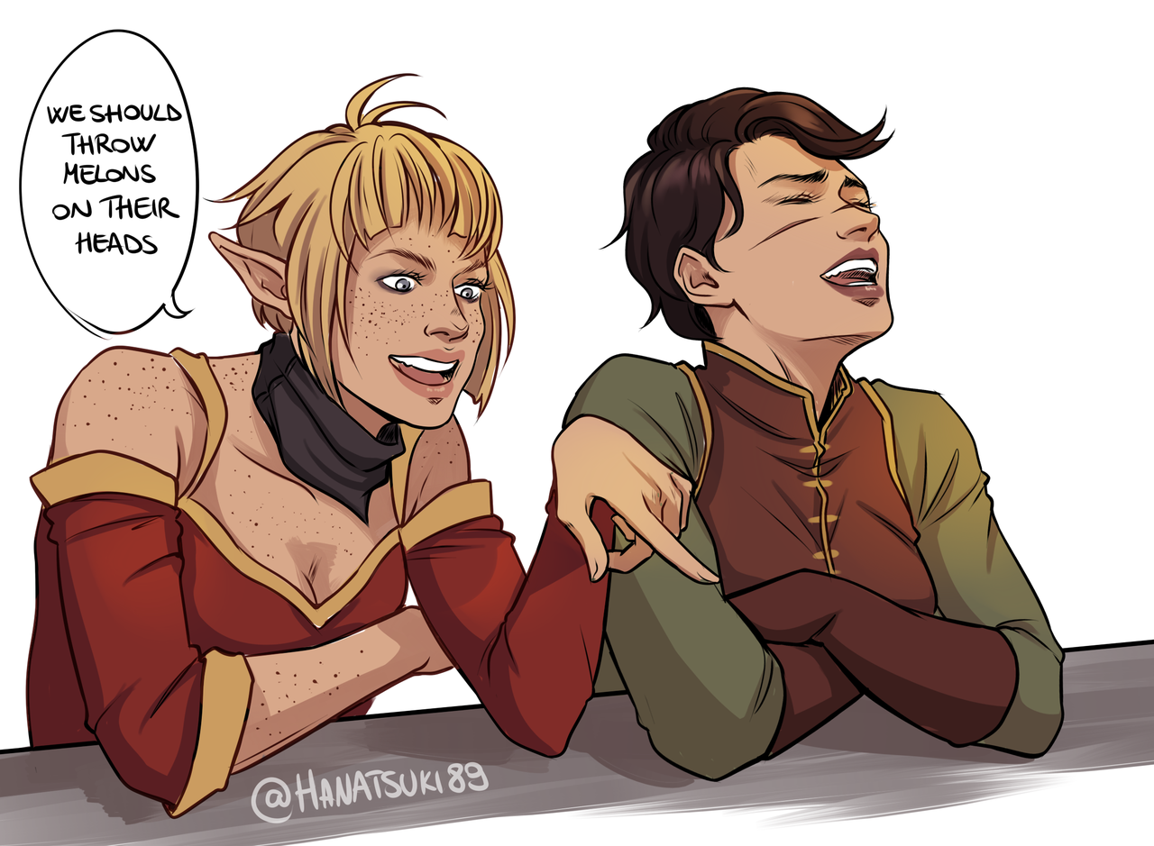 hanatsuki89: So, I got into Dragon Age: Inquisition and drawing my Inqy with Sera