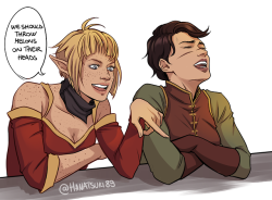 Hanatsuki89: So, I Got Into Dragon Age: Inquisition And Drawing My Inqy With Sera
