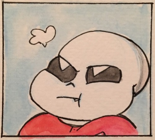 stuffedart: Big bro Paps is a pushover and baby Sans will ruin his appetite. @starlight802