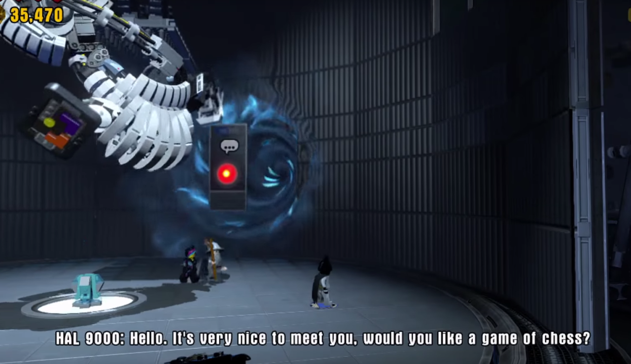 lennythereviewer:                                  GLaDOS VS HAL 9000 BEST. CAMEO.