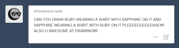 The world’s a little warmer with you, Ruby.And I suppose it’s a bit cooler with