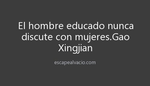 Escape al vací­o
