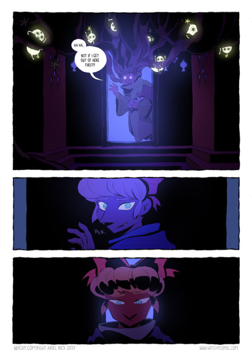 witchycomic: Chapter 4, Page 91 Farewell!! site | twitter | follow | new readers | webtoon | patreon