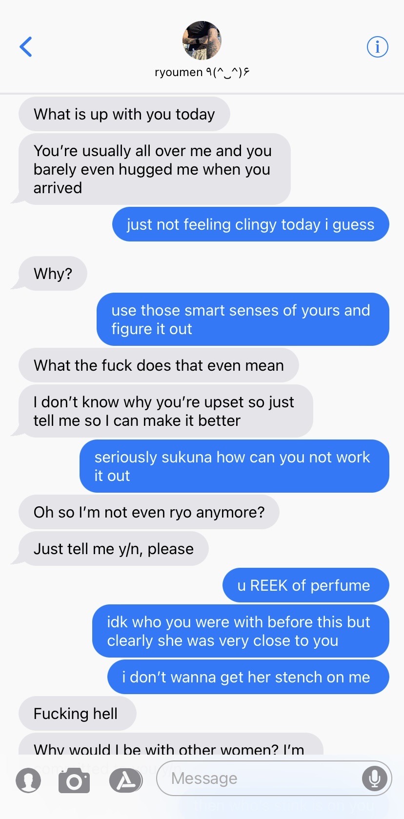 Lov The Way U Write Megumi In The Smau... Can U Do Jjk Men Reacting To U Being Jealous??