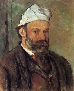 paulcezanne-art:  Self-portrait with white turbaned, 1882 Paul Cezanne 