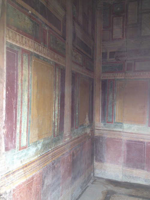 Frescoes from a cubiculum in the Villa Arianna at Stabiae, Italy 