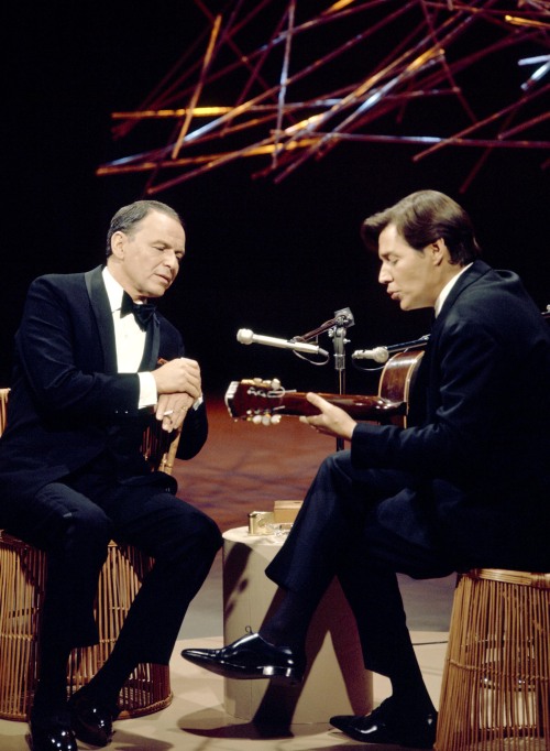 hollywoodlady:Frank Sinatra and Tom Jobim, 1967