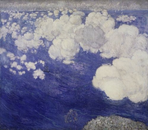 forevernoon: Boris Anisfeld Clouds over the Black Sea - Crimea 1906