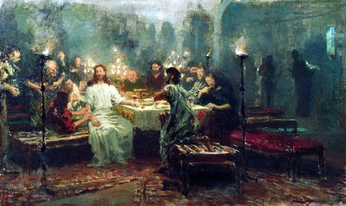 world-of-self-development: Илья Репин - Тайная вечеря. 1903 Ilya Repin - The Last Supper. 1903