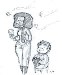 jacmirie:  doodle-a-day #2: fall weather