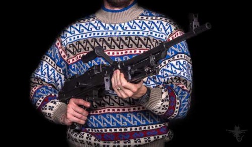 libertybill:  mk-ultra-armory:  Cold weather is upon us, so let’s bring out the sweaters and LMGs  ‘Tis the season. 