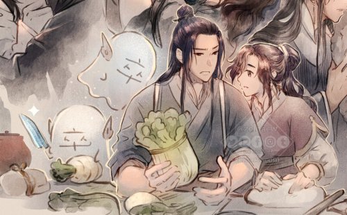  no one here knows how to cook….. _(：」∠)_  // hell judge Sir Xu (oc) & Mo XuanYu (MDZS) 