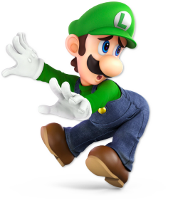 muslimfullmetal:  bluesblacksandreds:  godzuki:  godzuki: can we talk about this render of Luigi for Smash Ultimate  It really is Pride month   LGBT stands for Luigi Gay Bowser Too 