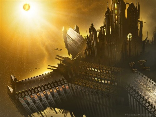 dylanthemarine - Phalanx, fortress monastery of the Imperial Fists