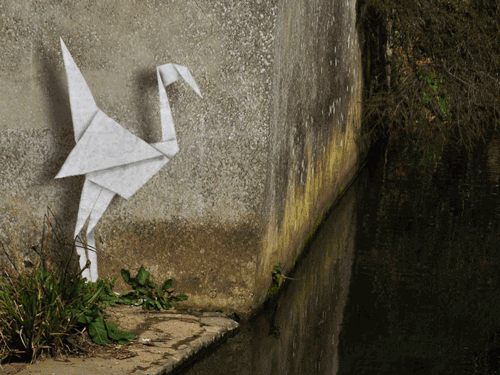 XXX audioabsinthe:  Banksy works animated by photo