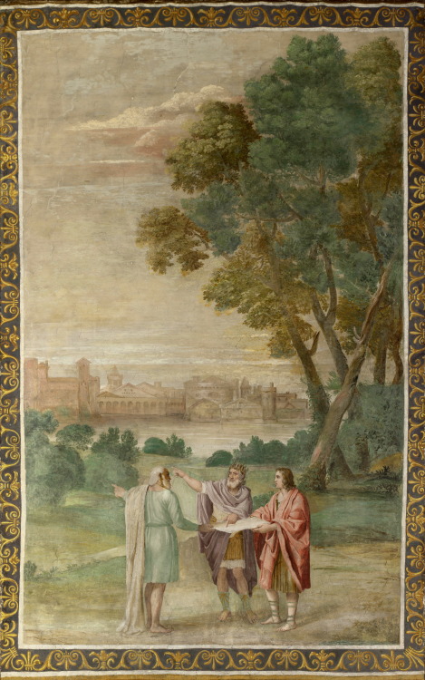 nataliakoptseva: Domenichino and assistants - Apollo and Neptune advising Laomedon