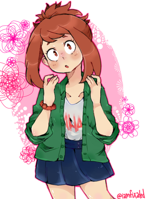 floaty flustered girl