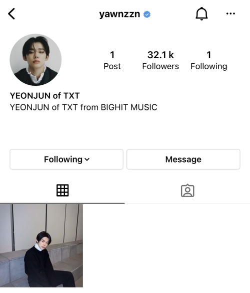 tomorrowxtogether: 06/01/22 [NOTICE] TOMORROW X TOGETHER’s YEONJUN has opened an Instagra