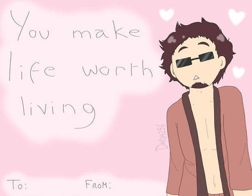 Made some Gintama Valentine cards, send them to your loved ones <3