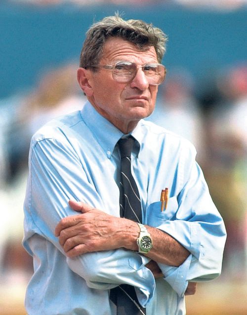 Joe Paterno (1926–2012)Physique: Average BuildHeight: 5'8&quot; (1.72 m)Joseph Vincent Pat