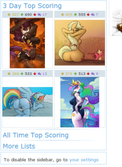 Oh my god I&rsquo;m so happy about this ;~; I never got Top Scoring on Derpibooru&hellip; and now there are 2 of my old pieces. Aaaaaah 