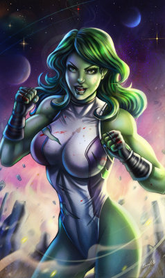 fandoms-females:  CBV #2 - Batter But Not Bruised ( she_hulk_by_edgarsandoval )