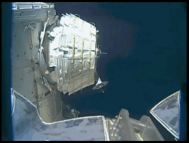 theverge:This time lapse of the International Space Station’s new expandable habitat inflating is aw