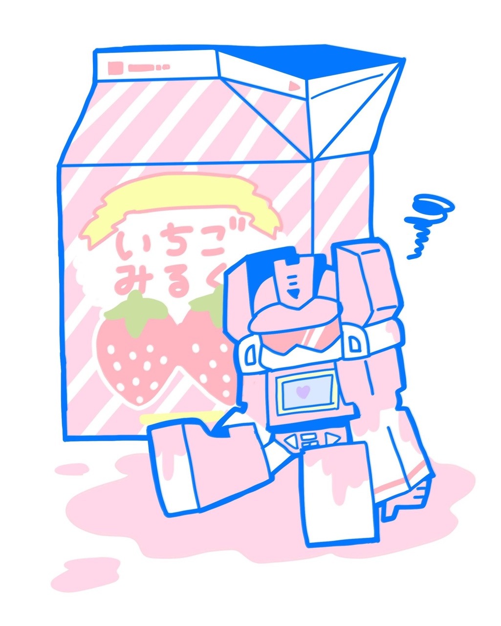sayoko34:  strawberry milk wave