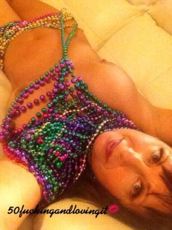 50fuckingandlovingit:  I feel so bad for everyone today who looks forward to this party all year long!!! Such a horrible day for Mardi Gras!!! I hope y’all can make the best of what’s left!!!! 💋  Wow