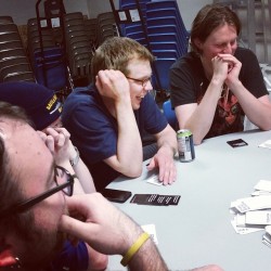 Happy people playing horrible games! #MegaFPS #cardsagainsthumanity