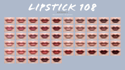  042021 Make Up SetLens 52_50 colorsLipstick 108_55 colorsAll  gendersHQ Mod CompatibleDownload