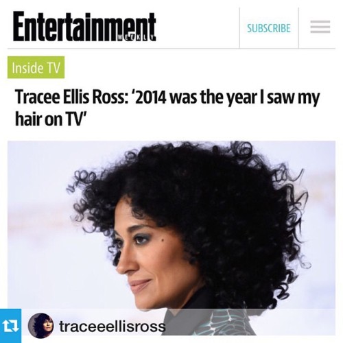#Repost from @traceeellisross
I talked to @entertainmentweeklymag about all the incredible natural h