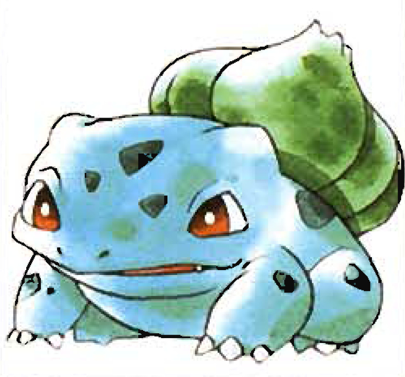 kanto-jhoto:The original Ken Sugimori artwork created for Pokemon Red and Blue can
