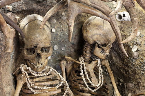 XXX fyeah-history:  The skeletons of two women photo