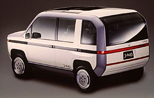 carsthatnevermadeit:  Honda J-MJ Prototype, 1997. A Multi-Joyful concept for ‘joy movers&