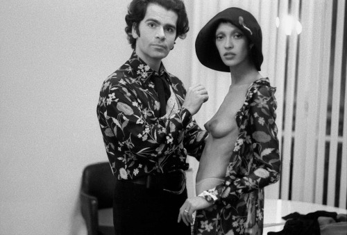 frenchvintagegallery:    Karl Lagerfeld, fashion designer, and model  , 1970