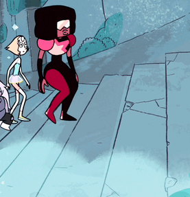 someteenslounge:  Pearl is such a dork, going on and on about the Spire and everything in it. Leave it to her to point out every little thing that’s changed in a hundred years.  I like that, if you frame by frame during the pan-up on the temple right