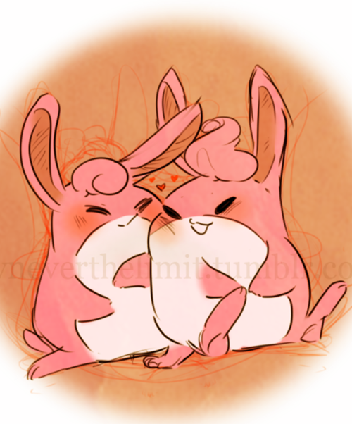 skyneverthelimit: Wigglytuff  fur feels so good that if two of them snuggle together, they won&