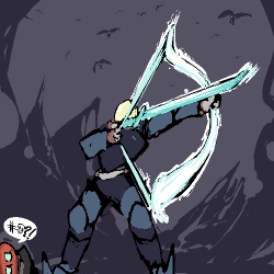 tavangel:  mercenary steals huntress’ bow