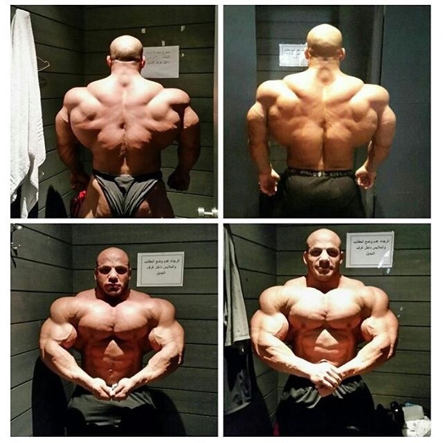 Big Ramy - Transformation pics Right pics before arnold classic brasil Left pics