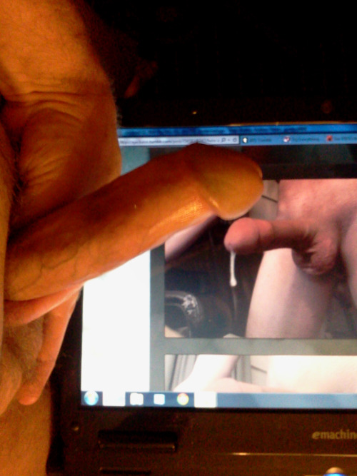 ejackalot:  here is an awesome cock tribute to my tumblr and my cum dripping boner from my good friend davepnasty1, make sure you check his tumblr out here!