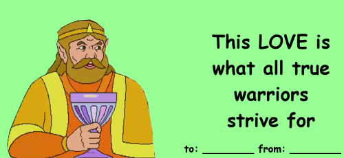 radical-6:the only valentines I’m giving out this year