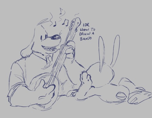 Sketches + A SnM Oc I Made :)